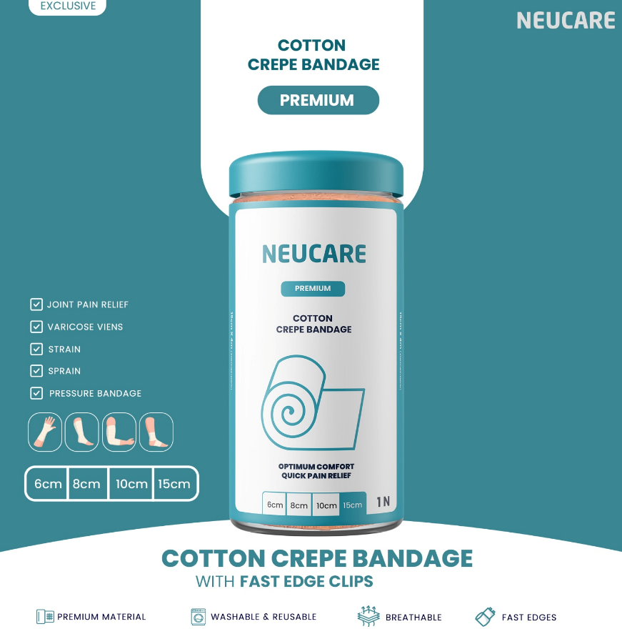 Neucare Crepe Bandage 6CM